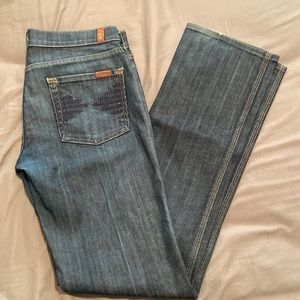 7 For All Mankind Colette Dark Blue Jeans